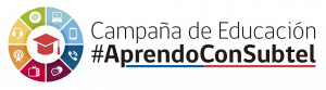 Campaña de Educación #AprendoConSubtel - Logo