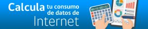 Calcula tu consumo de datos de Internet