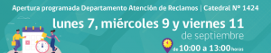 Horario atención DGR